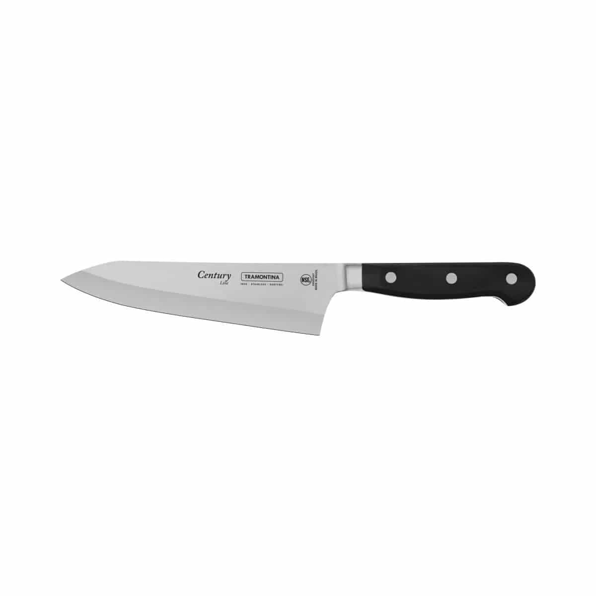 Cuchillo para rebanar y picar Tramontina Century de acero inoxidable forjado 7 pulgadas