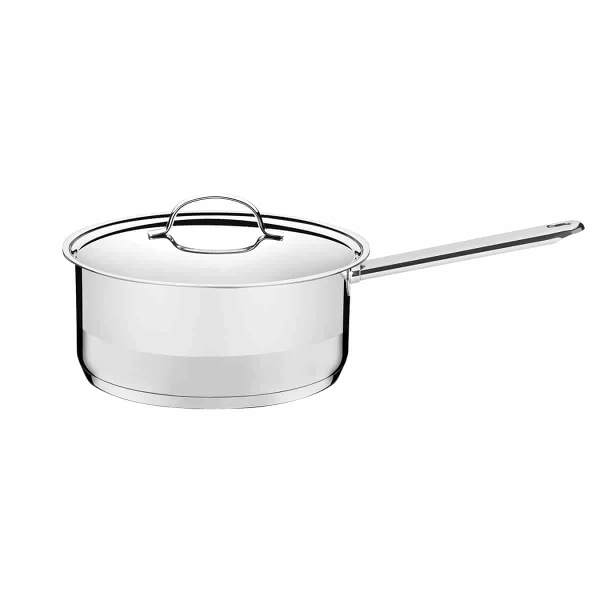 Cacerola con mango Tramontina Professional de acero inoxidable triple fondo 20 cm 2.9 L para inducción
