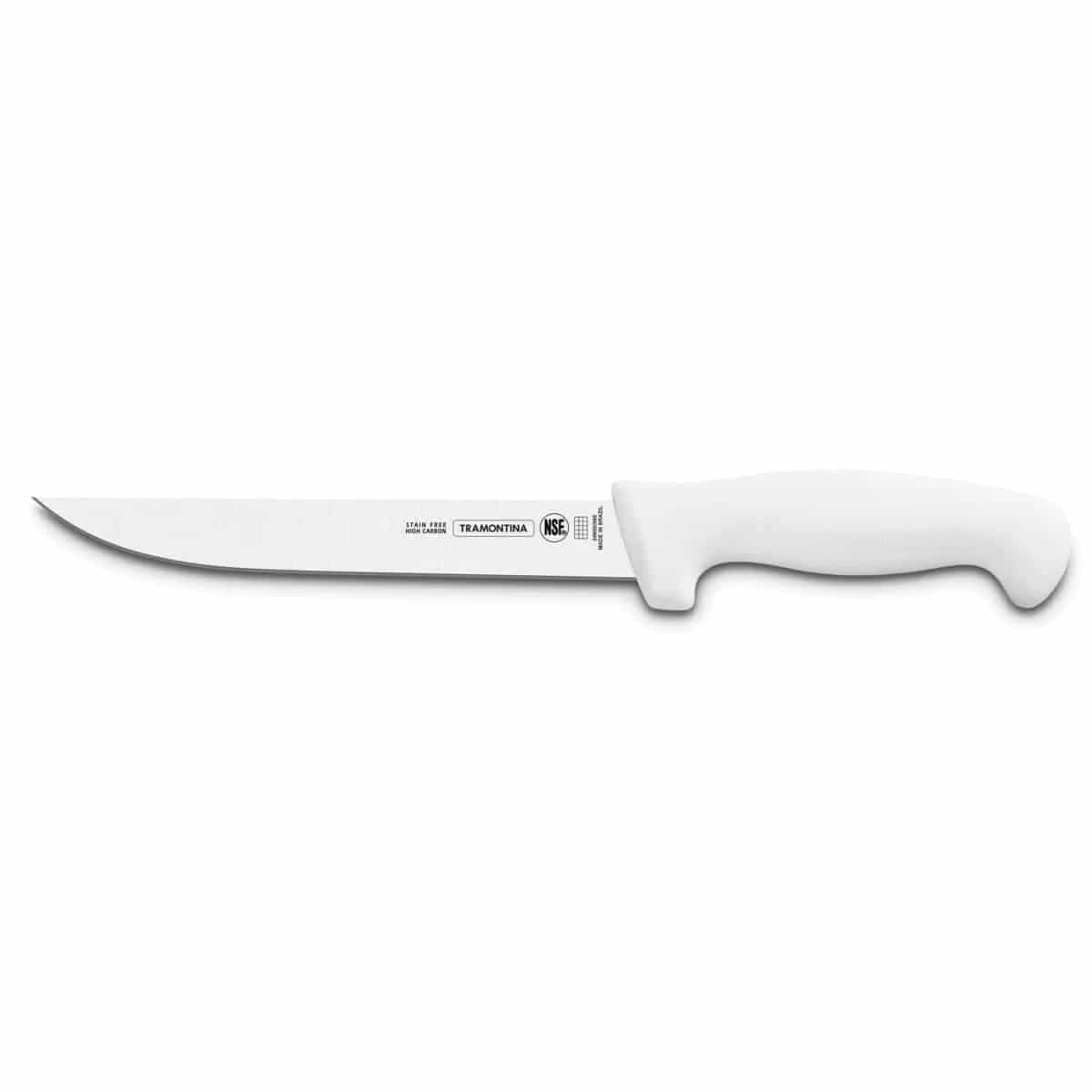 Cuchillo para deshuesar Tramontina Profissional Master de acero inoxidable 7 pulgadas con mango blanco
