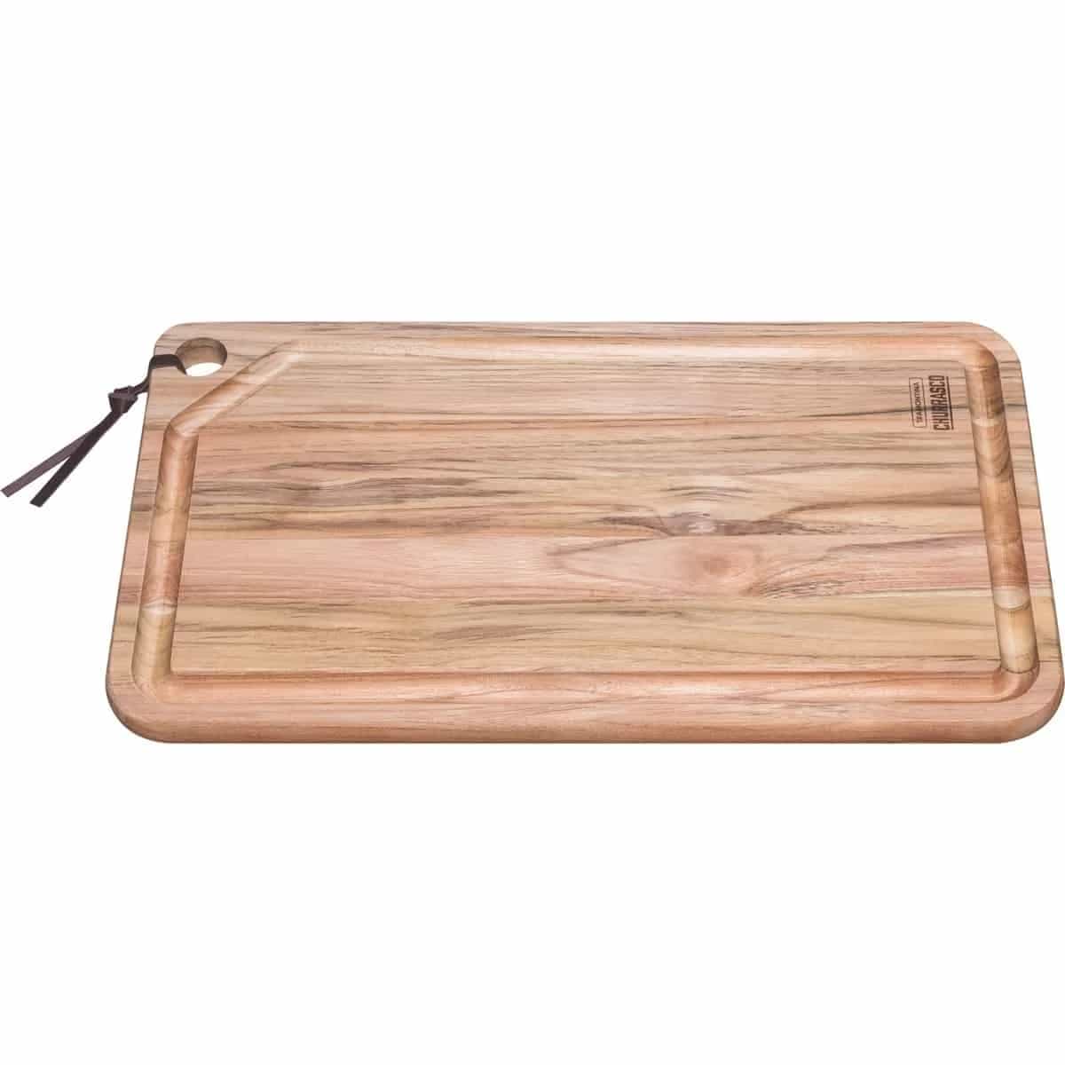 Tabla rectangular para asado Tramontina Churrasco de madera 49 x 28 cm