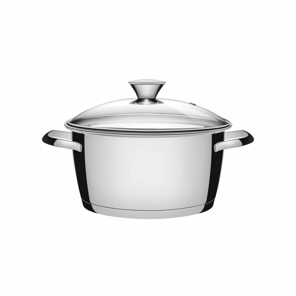 Cacerola honda con tapa de vidrio Tramontina Allegra 24 cm 5.7 L