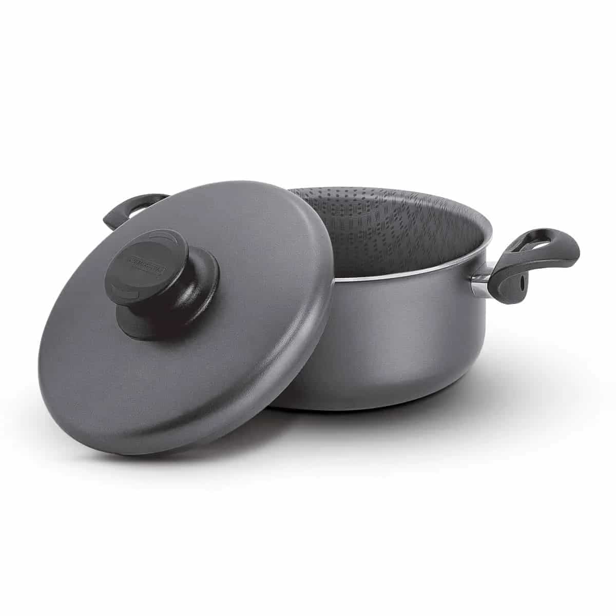 Cacerola antiadherente con tapa de aluminio Tramontina Paris 20 cm 3 L