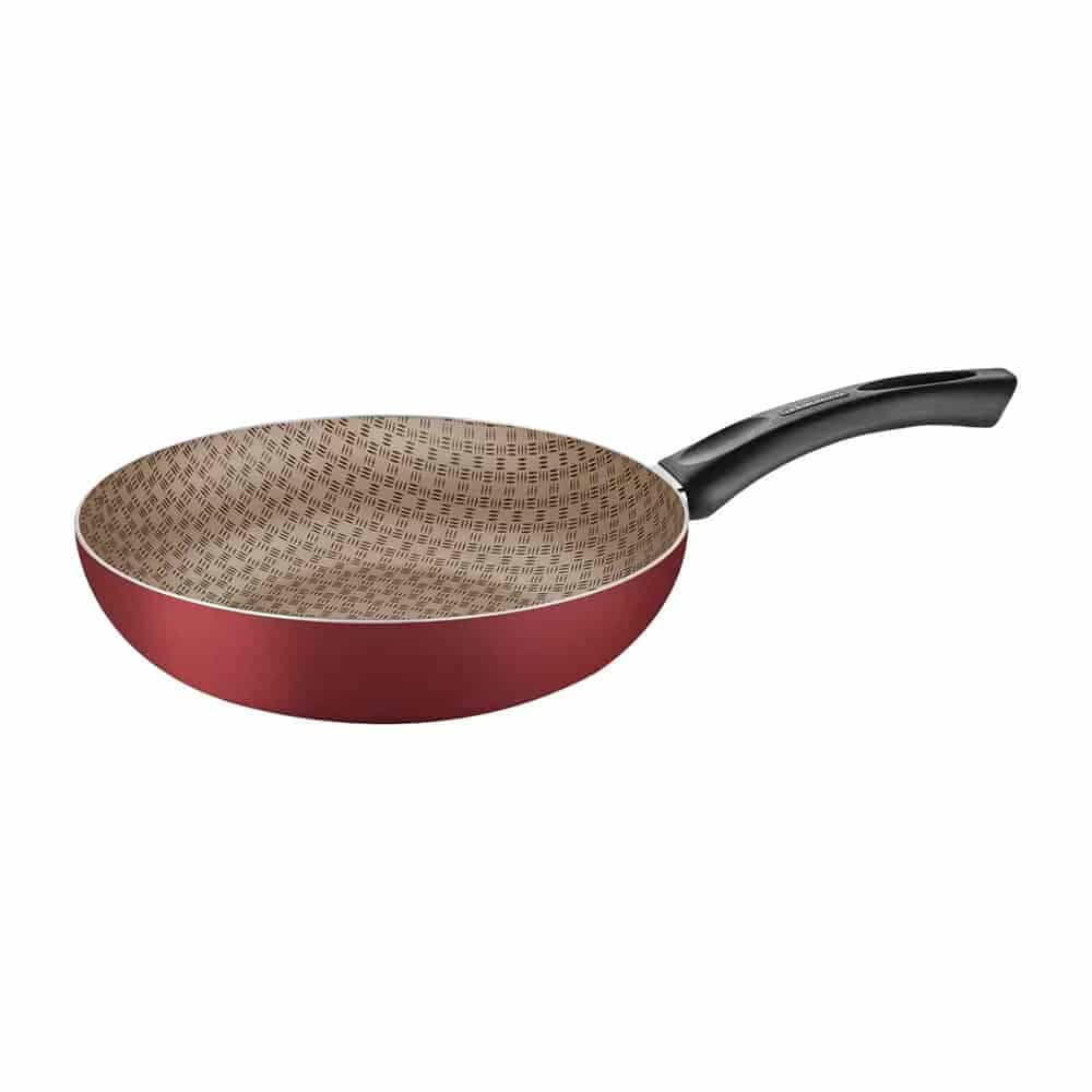 Sartén profunda antiadherente roja Tramontina Paris 28 cm 3.3 L