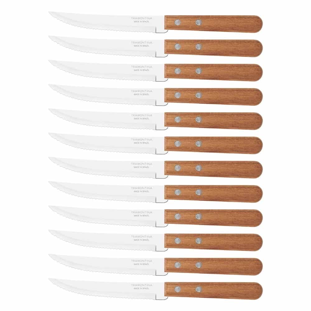 Cuchillo Tramontina Mango De Madera Dynamic X12 Unid