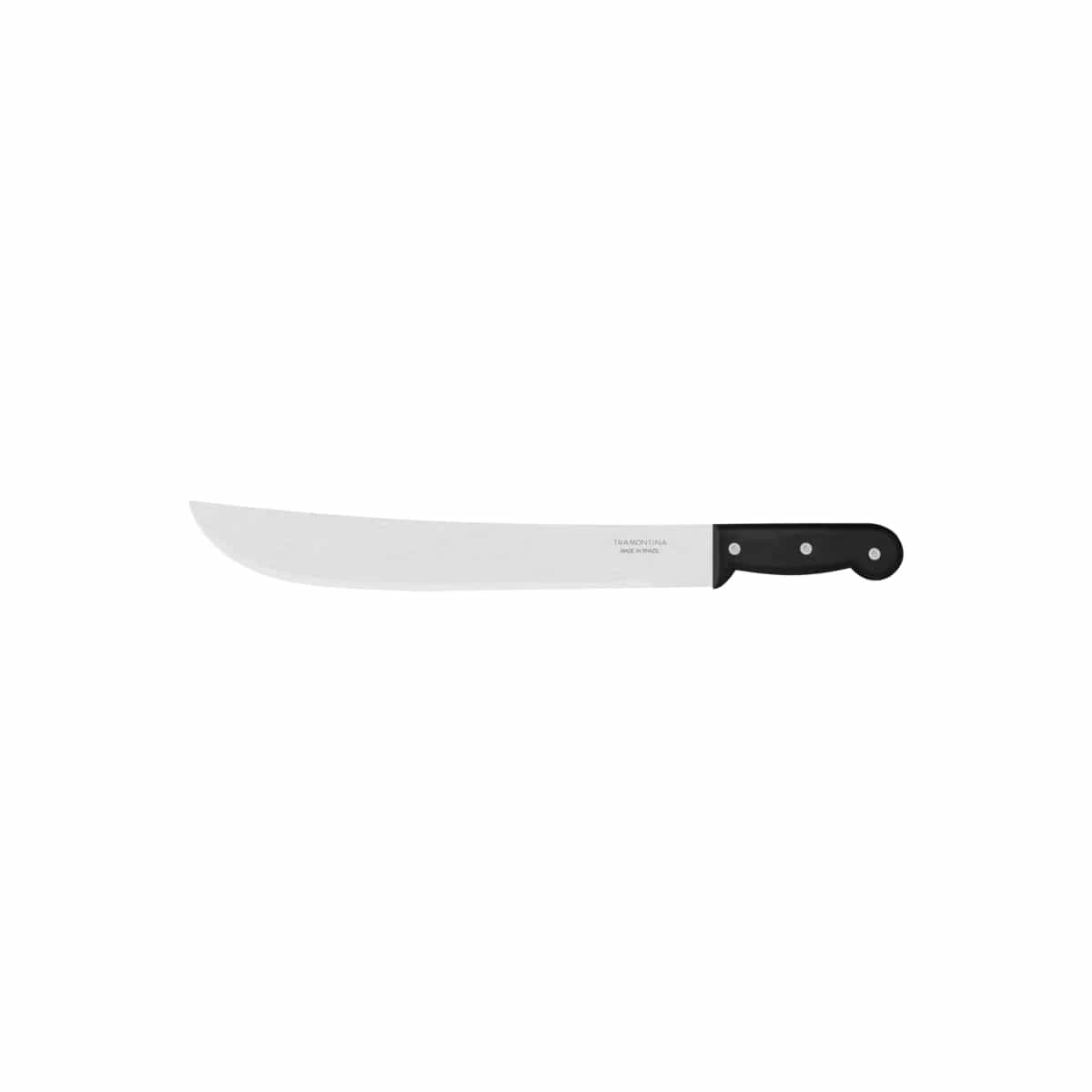 Machete de acero al carbono Tramontina 14 pulgadas con mango de polipropileno negro