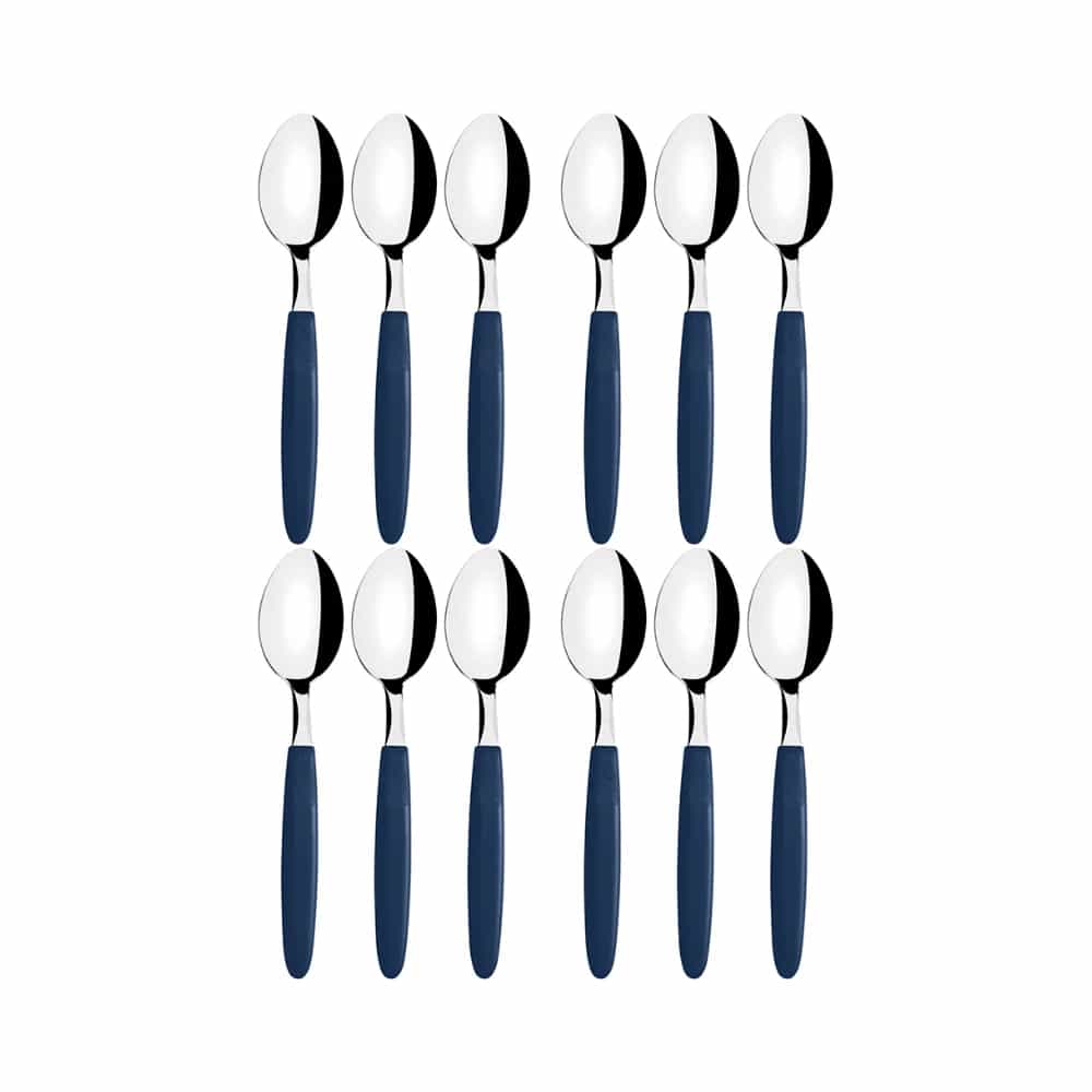Cuchara De Te Tramontina Ipanema X12 Unid. Azul