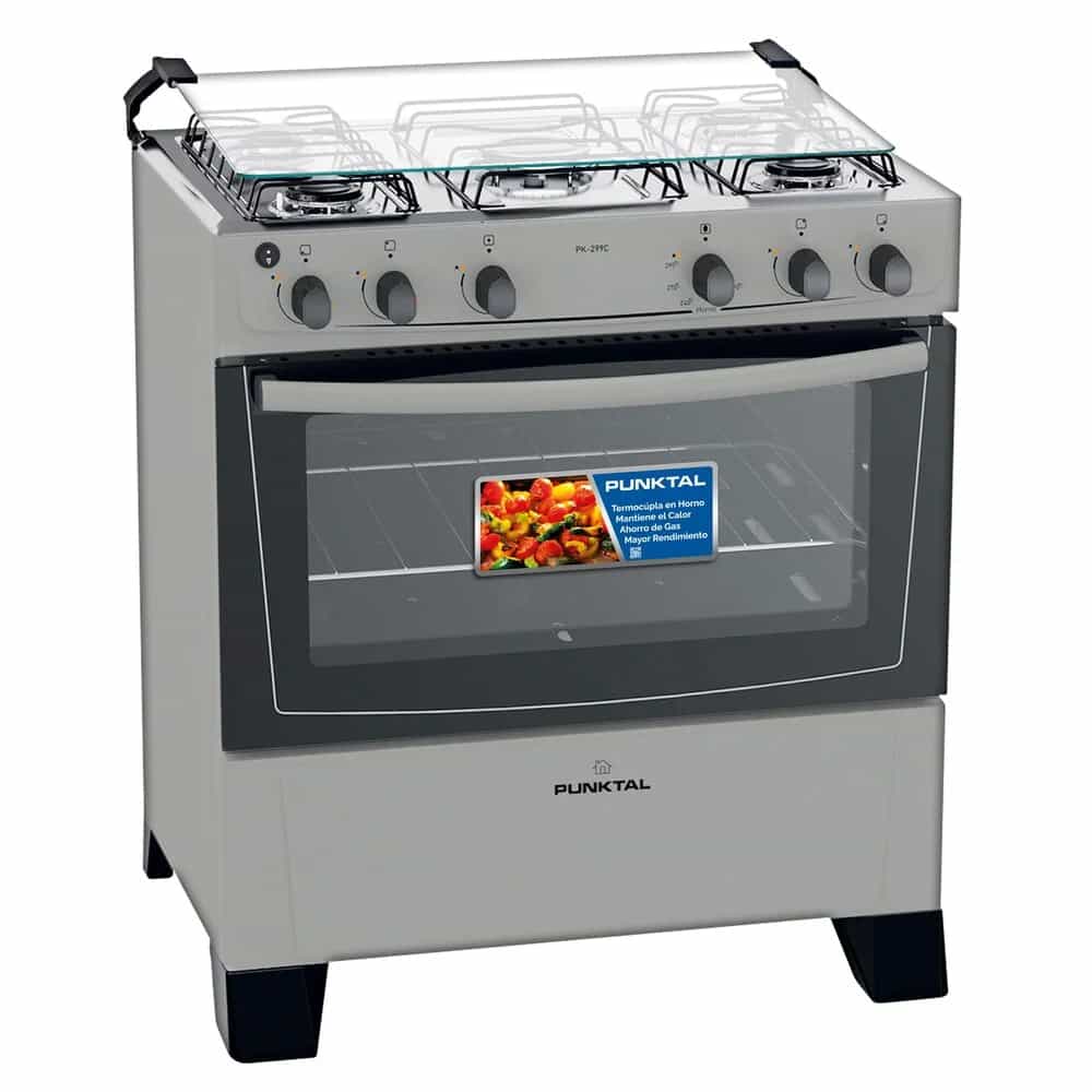 Cocina Punktal Coliseum Pk-299c 5 Hornallas Visor 84 Litros