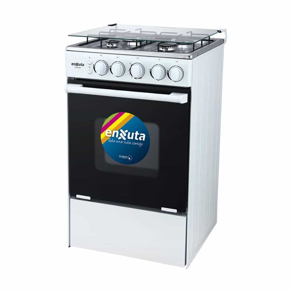 Cocina Enxuta Cenx9504w A Gas/electrica 4 Hornallas Blanca