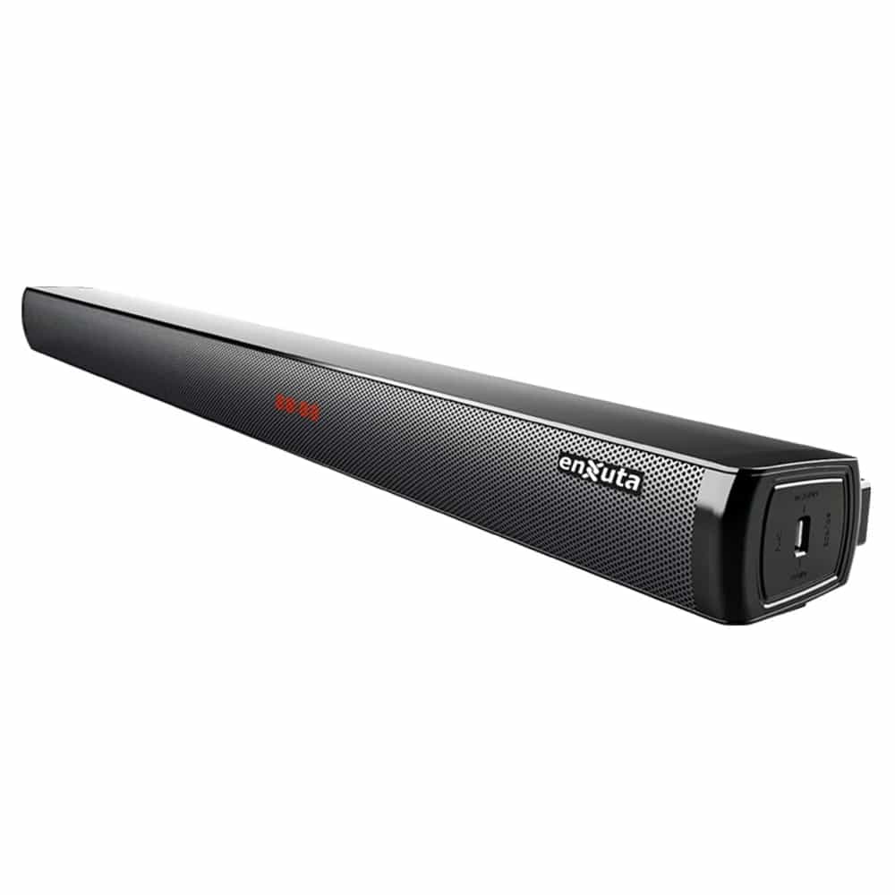 Barra De Sonido Enxuta Bsenx2940 400w 2.0 Bluetooth Negro