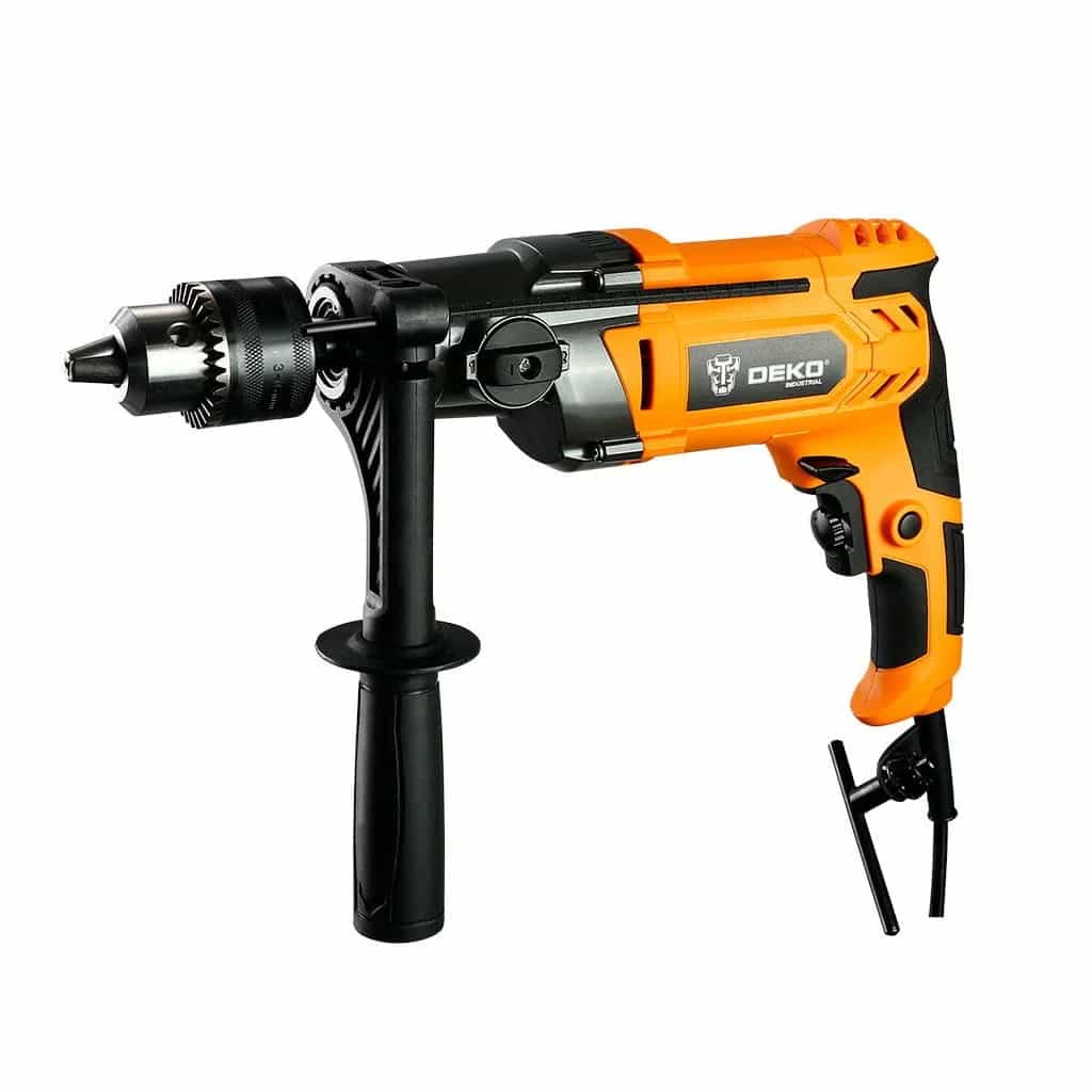 Taladro Con Percutor 16mm 1100w Deko Dkid16g120 Amarillo