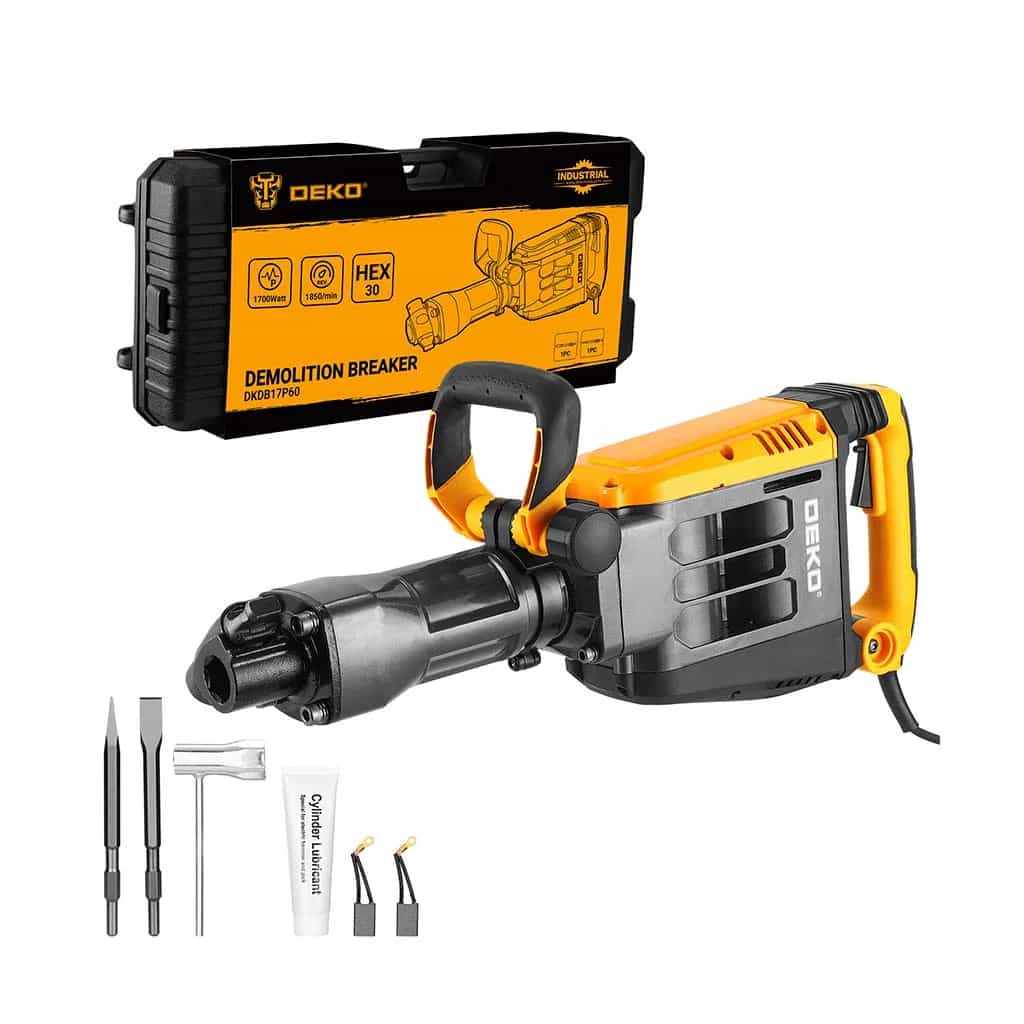 Martillo Demoledor 1600w 17kg 60j Hex Dkdb17p60 Deko 50hz