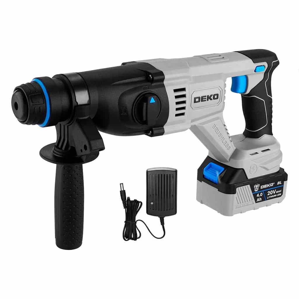 Rotomartillo Deko Dkbl20rh01 20v Brushless Bateria 3.2 J