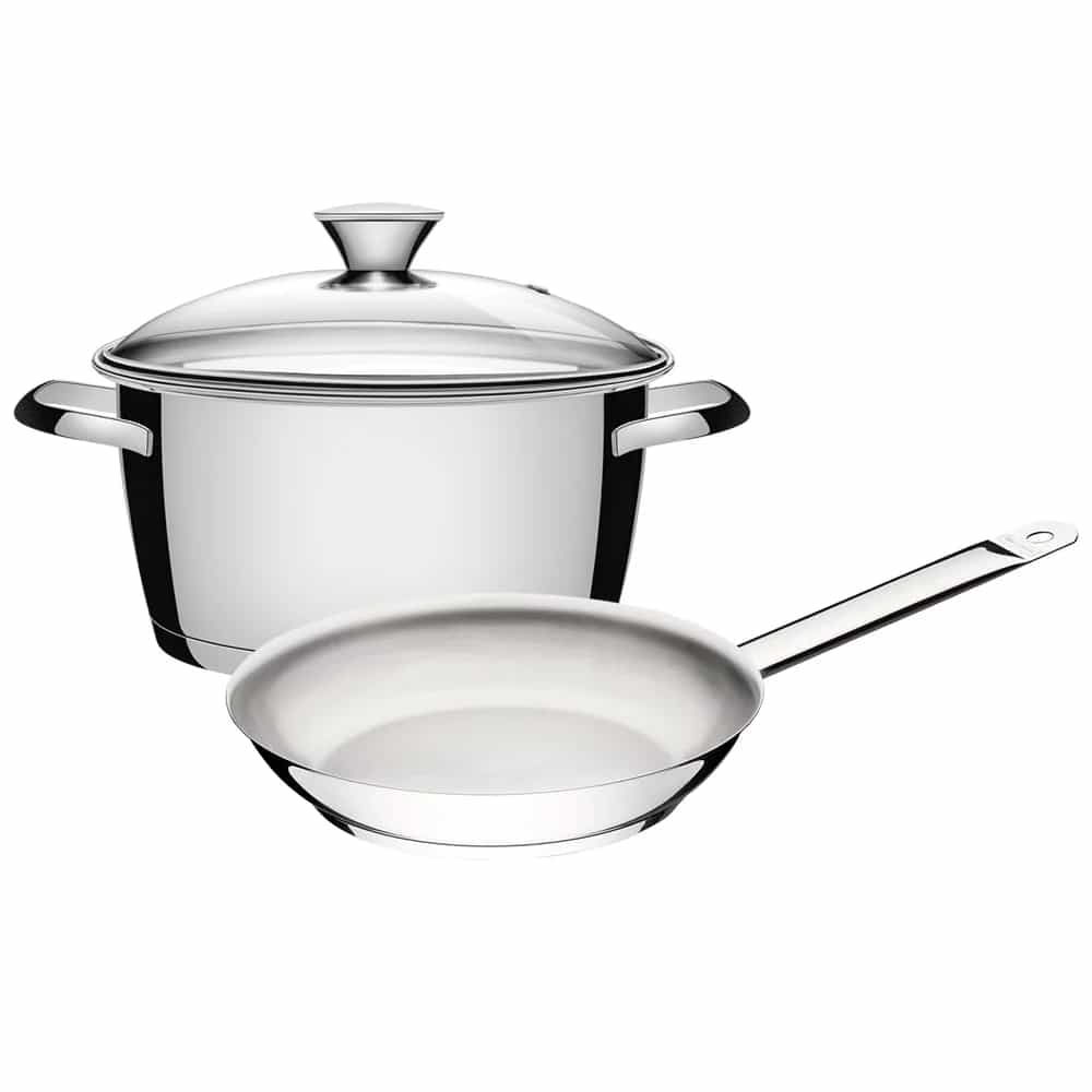 Olla Allegra 5.7 L y sartén Professional 26 cm Tramontina triple fondo para inducción 2 piezas