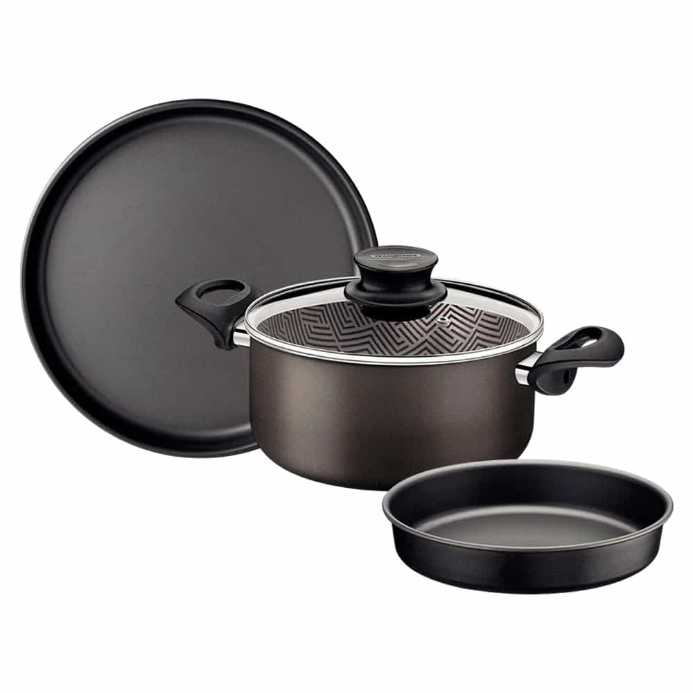 Cacerola Paris con tortera y pizzera Brasil Tramontina 3 piezas