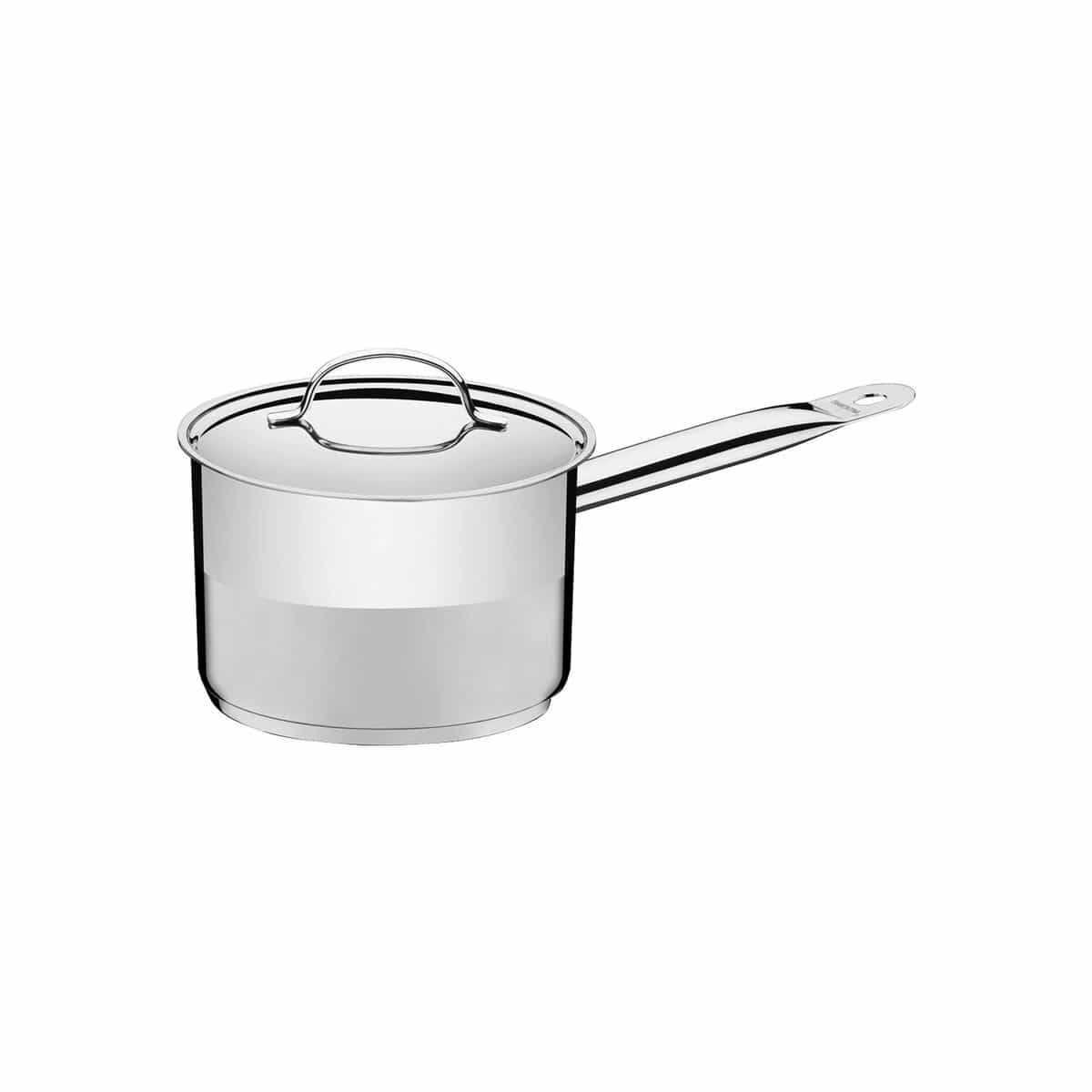 Olla alta con mango Tramontina Professional de acero inoxidable triple fondo 16 cm 2.2 L para inducción