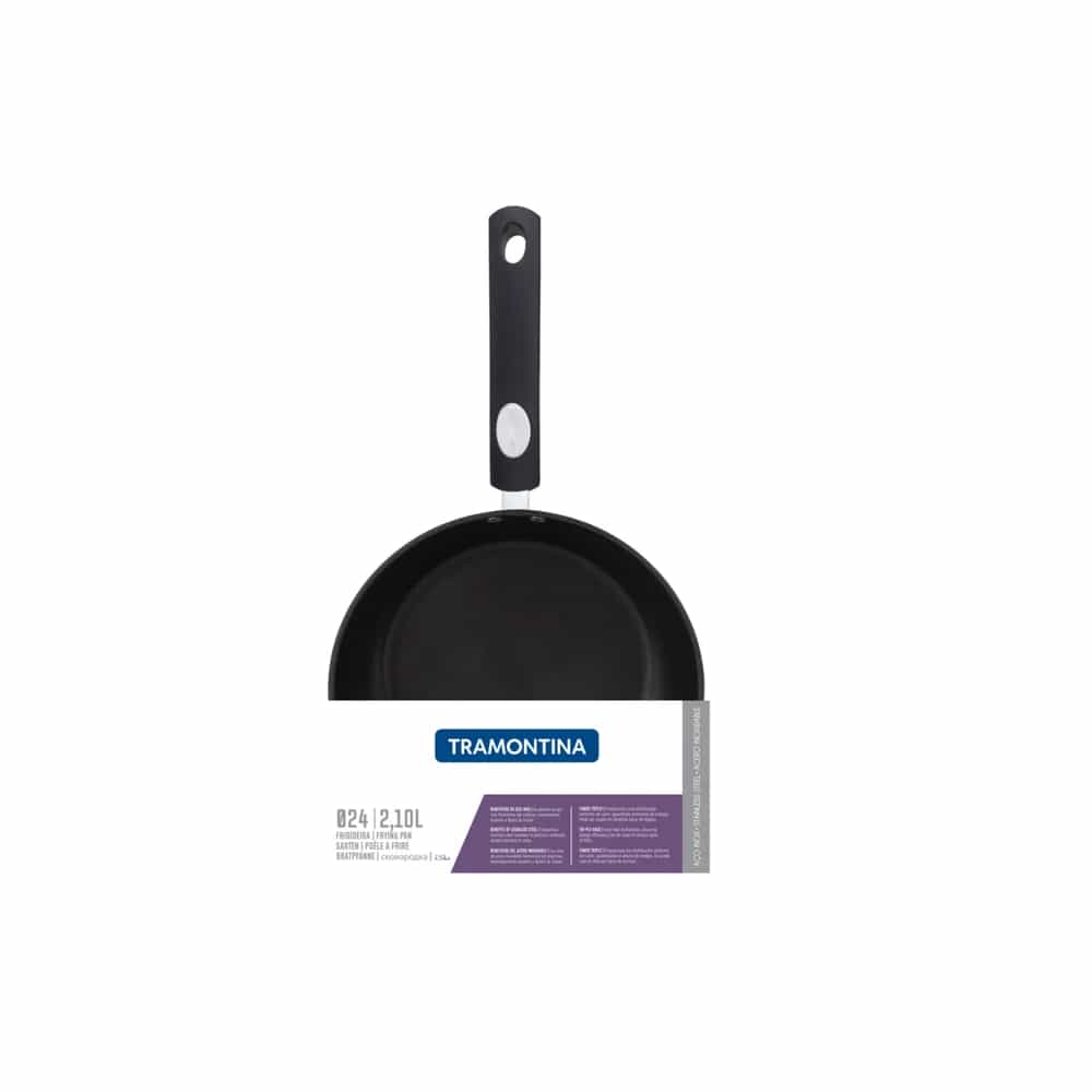 Sarten Tramontina Acero Inox Solar Induccion 24 Cm Antiadher