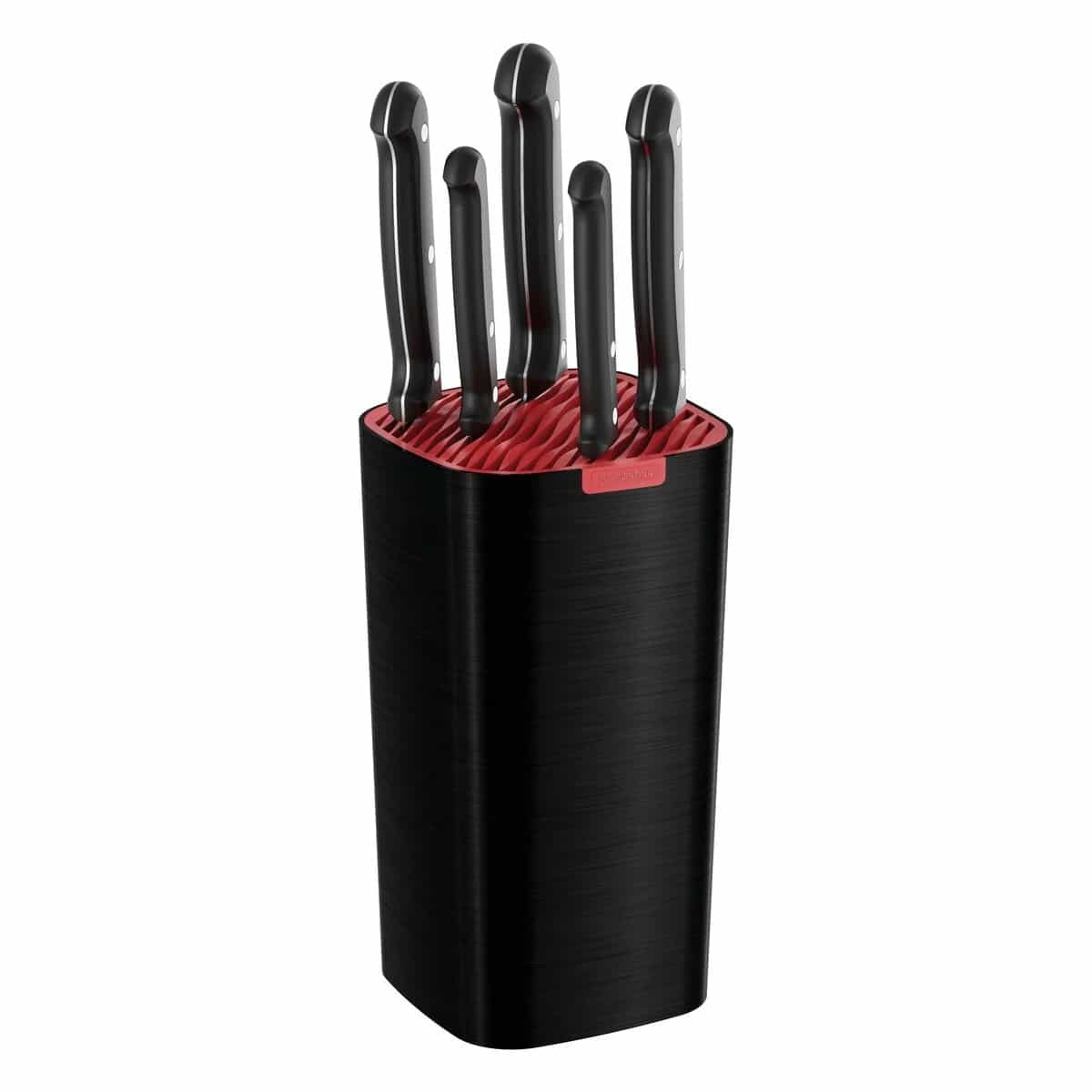 Juego de cuchillos con soporte Tramontina Ultracorte de acero inoxidable 6 piezas