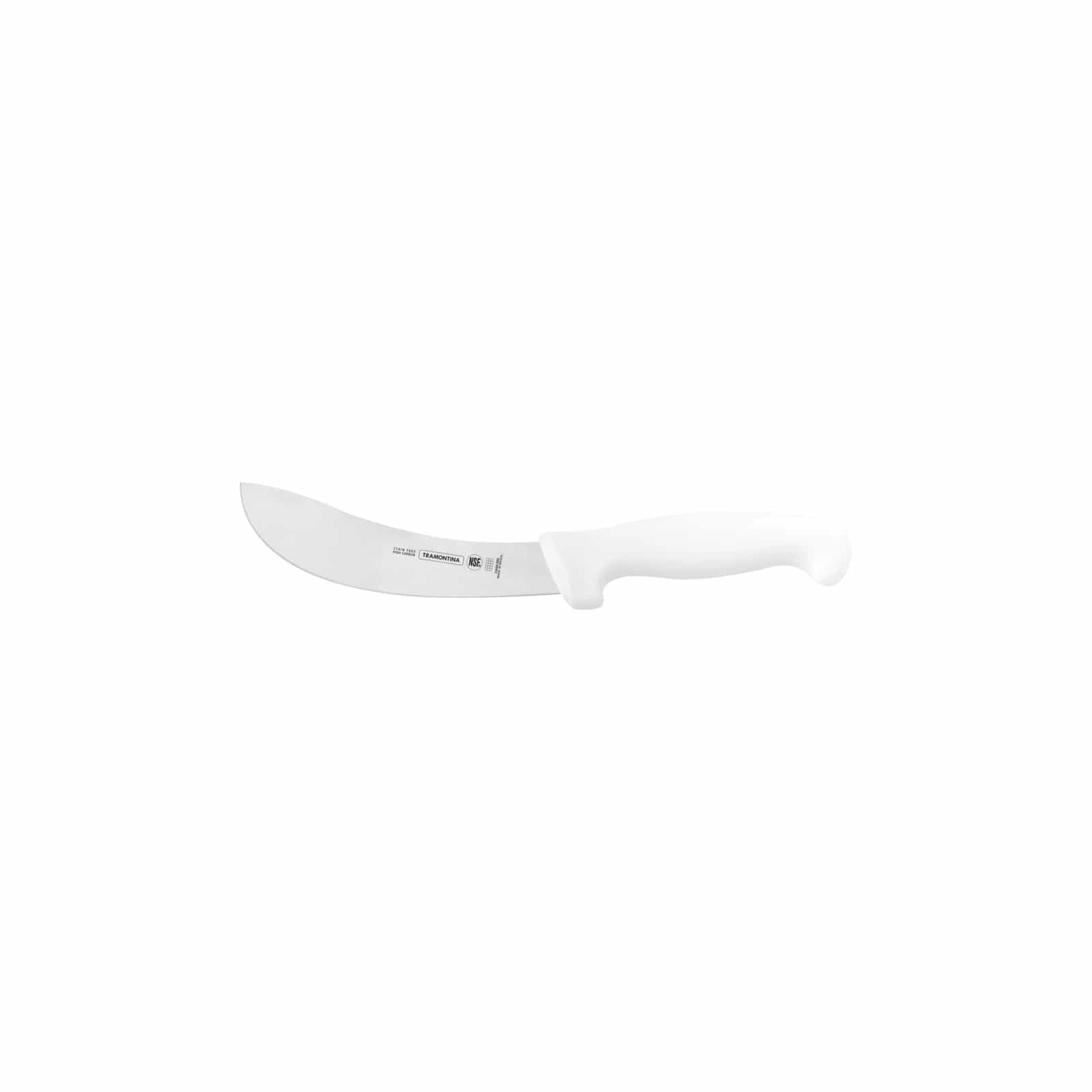 Cuchillo para desollar Tramontina Profissional Master de acero inoxidable 6 pulgadas con mango blanco
