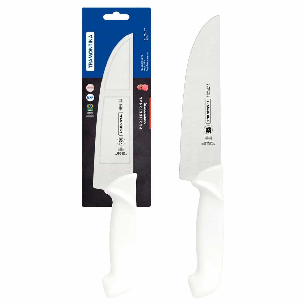 Cuchilla De Carne Tramontina Acero Inoxidable Master 8 PuLG