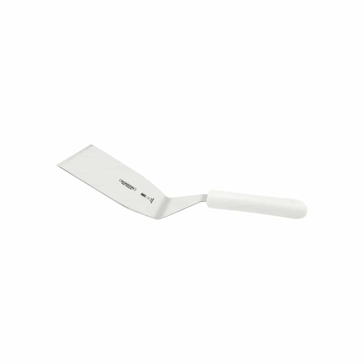 Espátula para hamburguesas Tramontina Profissional Master de acero inoxidable 7 × 4.25 pulgadas blanca