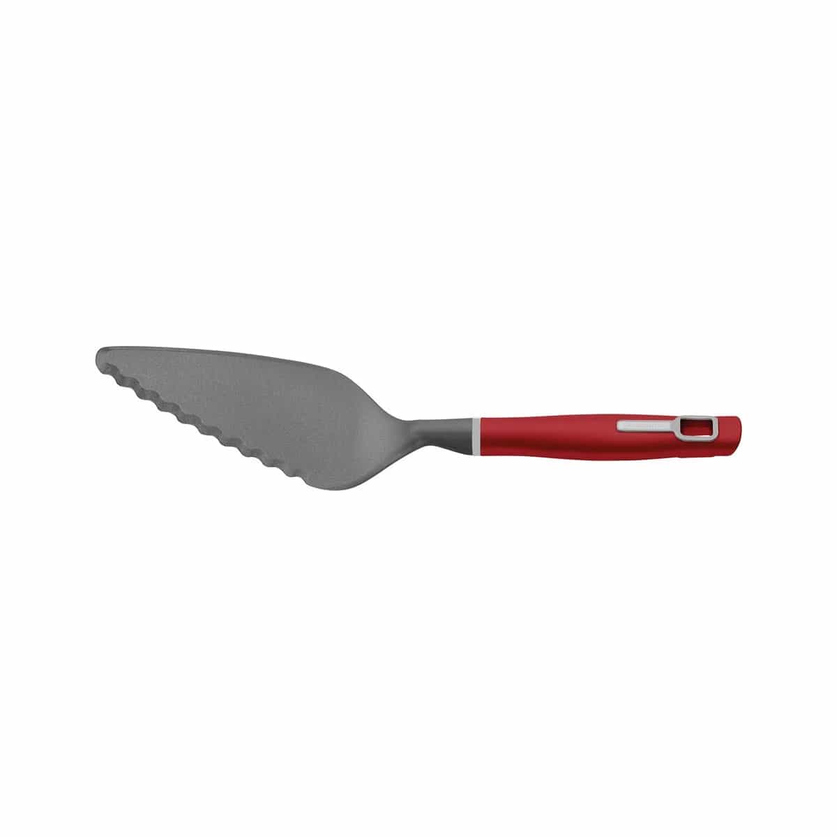 Espátula para tortas y pizzas Tramontina Verano con mango rojo 30.7 cm