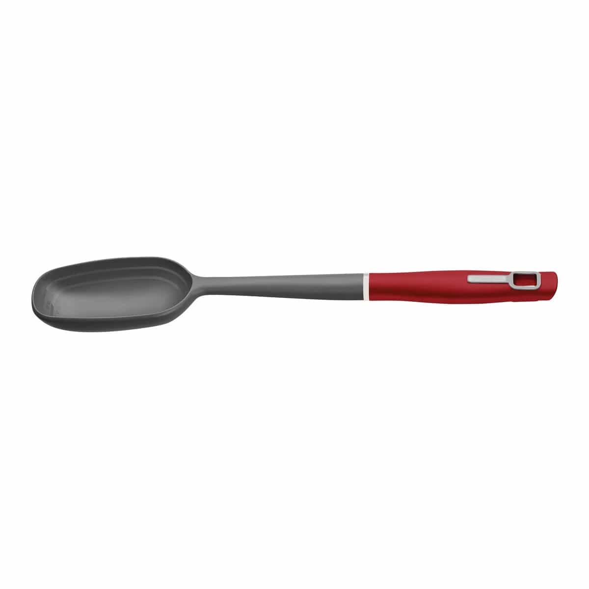 Cuchara para servir Tramontina Verano con mango rojo 34.6 cm
