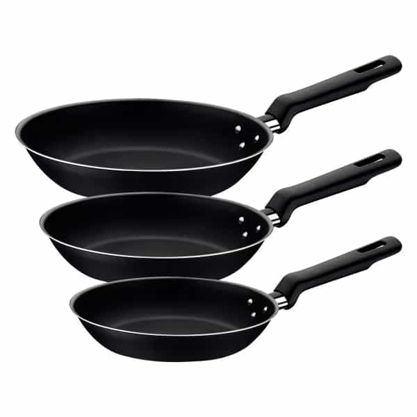Juego De Sartenes Tramontina Teflon Antiadhere Loreto 3 Pz