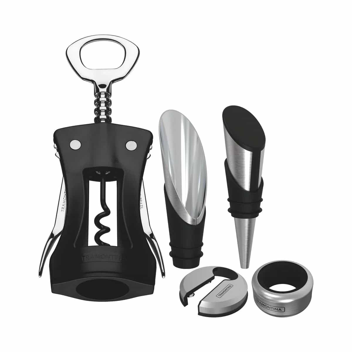 Set De Vino Tramontina Harmoniza Acero Inoxidable 5 Piezas