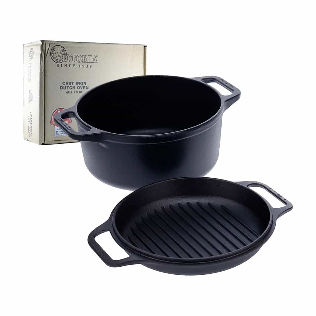 Olla Doble Uso Hierro Esmaltado 6 Litros 26 Cm Victoria