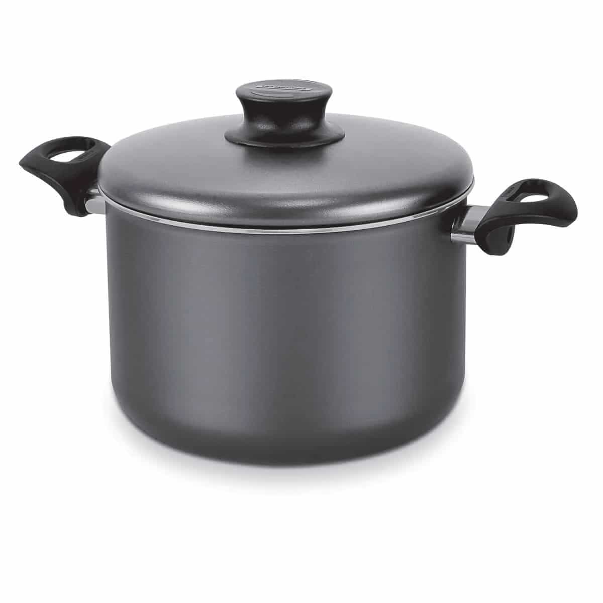 Olla alta antiadherente con tapa Tramontina Paris 24 cm 7.5 L