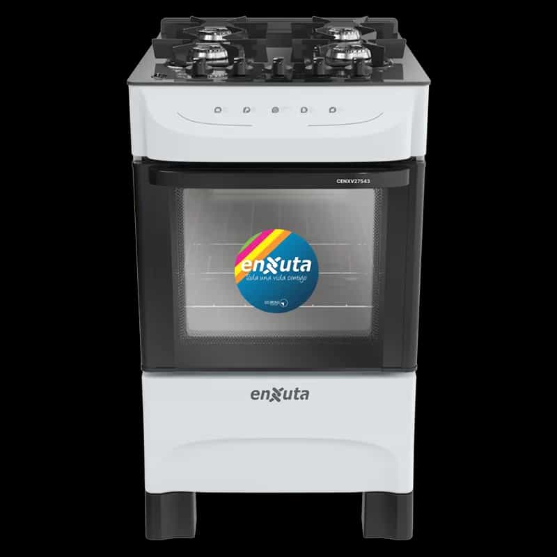Cocina Multigas - Mesada de vidrio negro