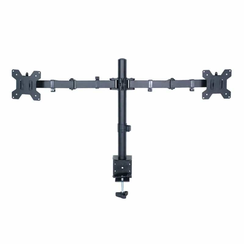 Soporte de Escritorio Doble Brazo con Rotación 360° para Monitor para Monitor