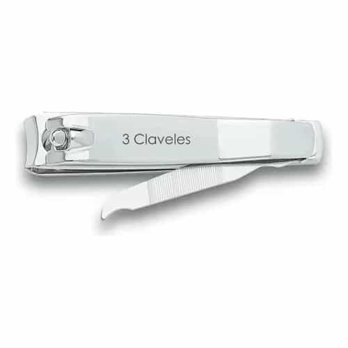 Set X12 Cortaúñas con Lima 3 Claveles 8 Cm Acero Inoxidable