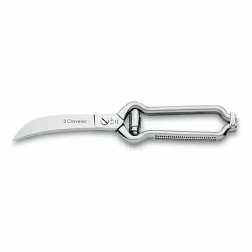 Tijera Trinchadora 3 Claveles 24 Cm Acero Inoxidable