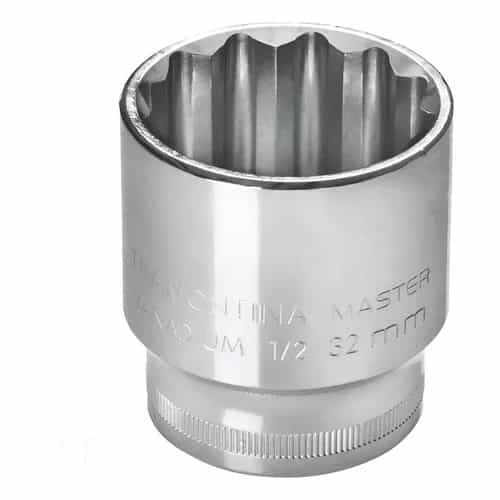 Dado estriado de acero cromo vanadio Tramontina Master 11 mm encastre 1/2 pulgada