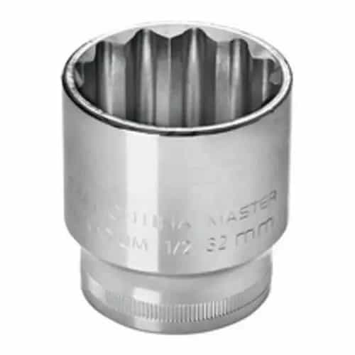 Tubo estriado de acero cromo vanadio Tramontina Master 12 mm encastre 1/2 pulgada