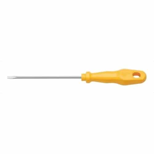 Destornillador plano Tramontina Master Yellow 3/16 x 4 pulgadas