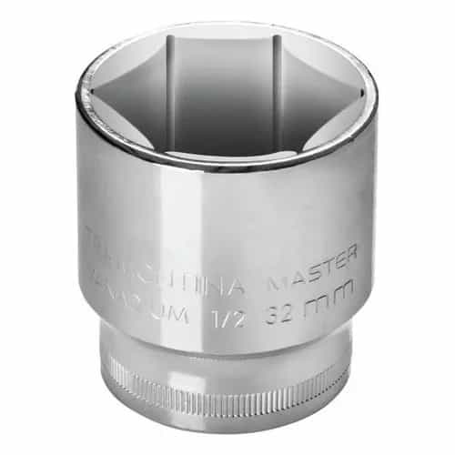 Tubo hexagonal de acero cromo vanadio Tramontina Master 21 mm encastre 1/2 pulgada