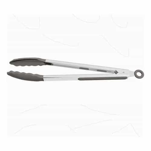 Pinza de cocina de silicona Tramontina Softta 33.9 cm gris