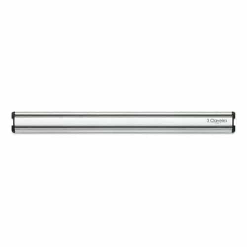 Soporte Magnético 3 Claveles 60 Cm Para Cuchillos Acero