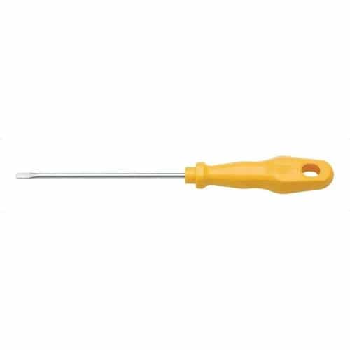 Destornillador plano Tramontina Master Yellow 1/8 x 4 pulgadas