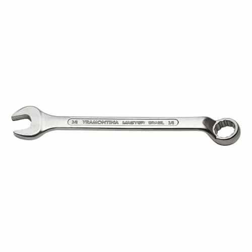 Llave combinada de acero cromado Tramontina Master 3/8 pulgada