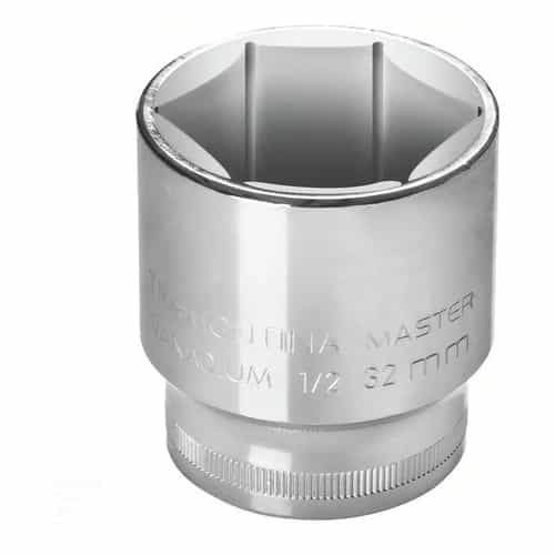 Tubo hexagonal de acero cromo vanadio Tramontina Master 32 mm encastre 1/2 pulgada