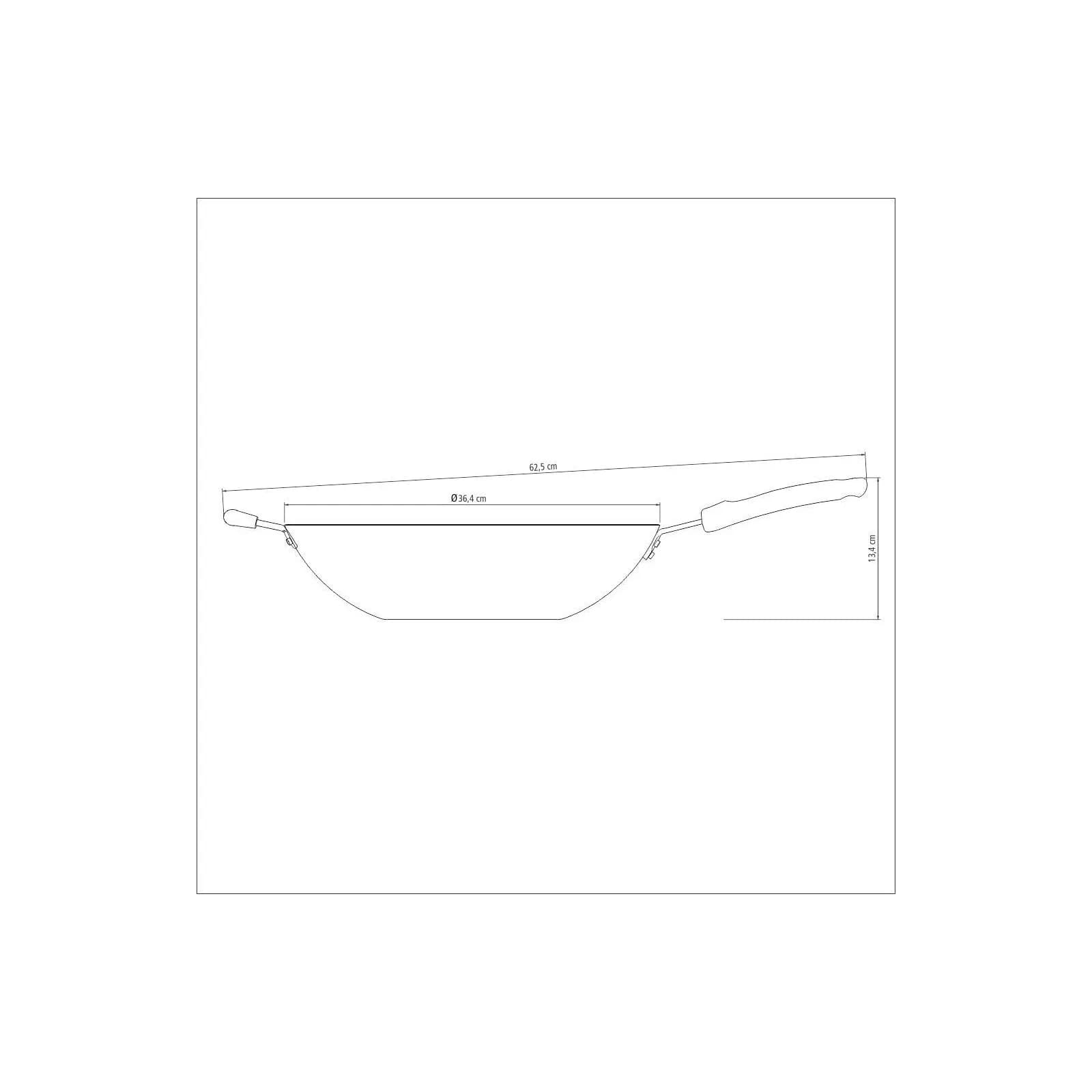 Sarten Wok Tramontina Antiadherente 36 Cm — imagen 4 de 4