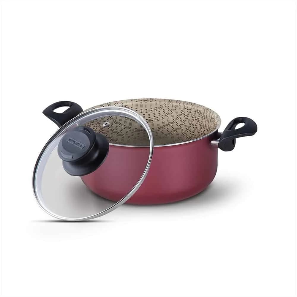 Olla Tramontina Teflon 20 Cm 3 Litros Antiadherente Paris — imagen 2 de 2