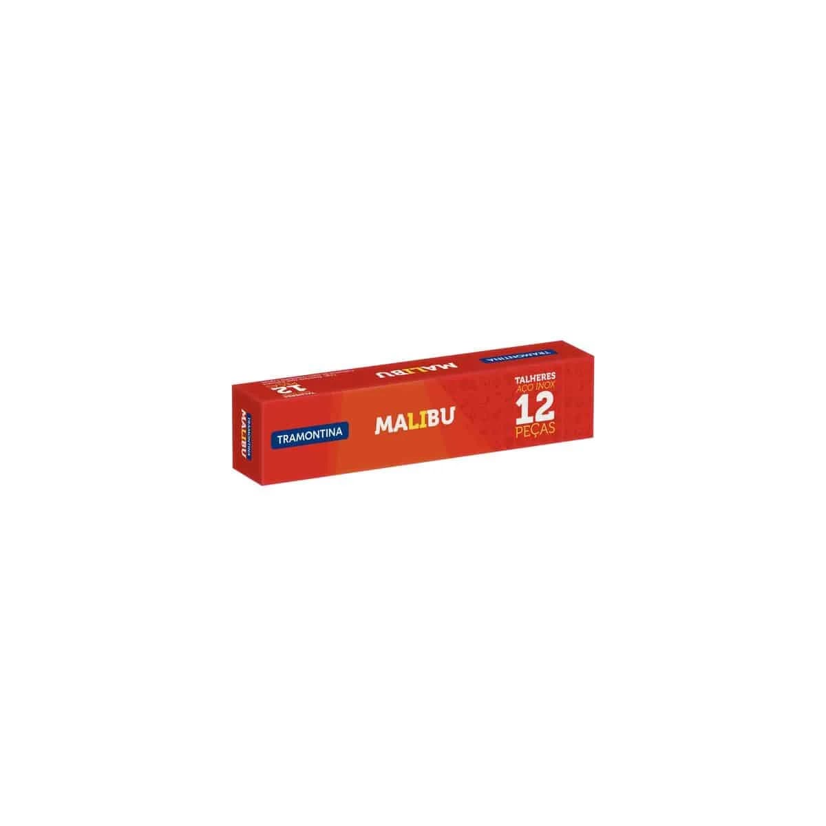 Cucharas de postre Tramontina Malibu de acero inoxidable pack de 12 unidades — imagen 3 de 5