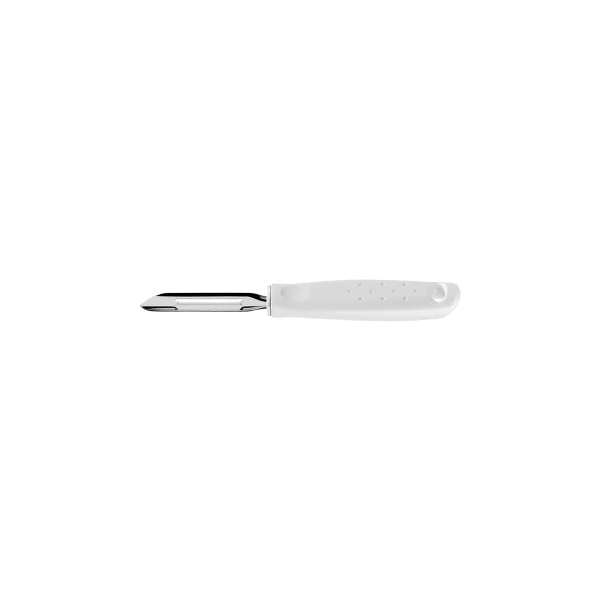 Pelapapas Tramontina Utilità de acero inoxidable 18.6 cm con mango blanco — imagen 1 de 2