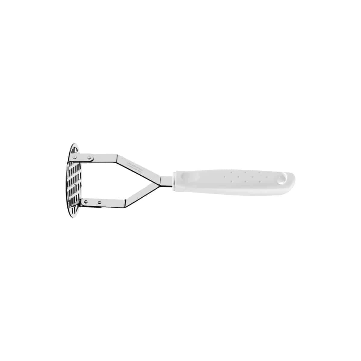 Puretera Tramontina Utilità de acero inoxidable 23.8 cm con mango blanco — imagen 1 de 2