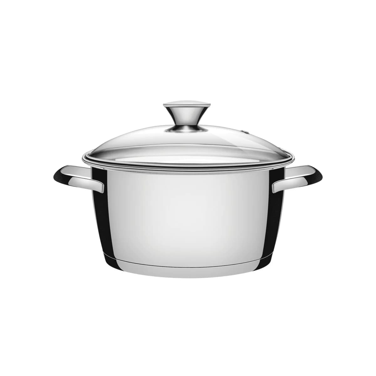 Cacerola honda con tapa de vidrio Tramontina Allegra 24 cm 5.7 L — imagen 1 de 2
