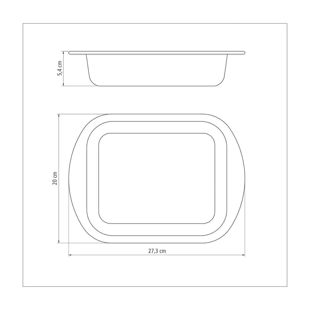 Asadera honda Tramontina Brasil antiadherente 22 cm 1.9 L grafito — imagen 2 de 2